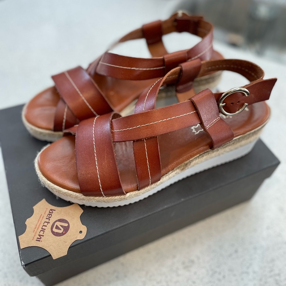 Leather wedges